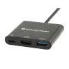 Conceptronic DONN01B laptop dock/port replicator USB 3.2 Gen 1 (3.1 Gen 1) Type-C Black