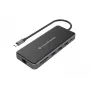Conceptronic DONN15G laptop dock/port replicator Wired USB 3.2 Gen 1 (3.1 Gen 1) Type-C Grey