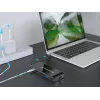 Conceptronic DONN15G laptop dock/port replicator Wired USB 3.2 Gen 1 (3.1 Gen 1) Type-C Grey