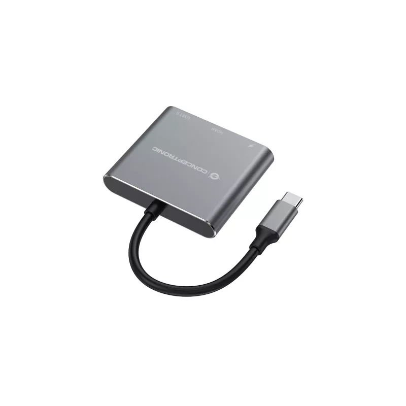 Conceptronic DONN18G 3-in-1 USB 3.2 Gen 1 Docking Station, HDMI, USB 3.0, 100W USB PD