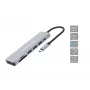Conceptronic DONN19G 7-in-1 USB 3.2 Gen 1 Docking Station, HDMI, USB-A 3.0 x 3, SD, TF/MicroSD, 100W USB PD