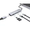 Conceptronic DONN19G 7-in-1 USB 3.2 Gen 1 Docking Station, HDMI, USB-A 3.0 x 3, SD, TF/MicroSD, 100W USB PD