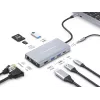 Conceptronic DONN20G 10-in-1 USB 3.2 Gen 1 Docking Station, HDMI, VGA, USB-A 3.0 x 3, SD, TF/MicroSD, Audio, GbE LAN, 100W USB PD
