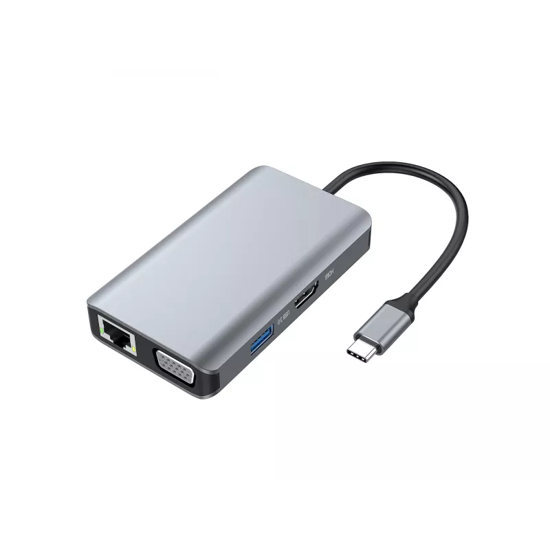 Conceptronic DONN21G laptop dock/port replicator Wired USB 3.2 Gen 1 (3.1 Gen 1) Type-C Grey