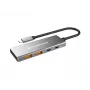 Conceptronic HUBBIES15G interface hub USB 3.2 Gen 2 (3.1 Gen 2) Type-C 10000 Mbit/s Grey