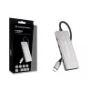 Conceptronic HUBBIES17G interface hub USB 3.2 Gen 2 (3.1 Gen 2) Type-C 10000 Mbit/s Grey