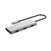 Conceptronic HUBBIES17G interface hub USB 3.2 Gen 2 (3.1 Gen 2) Type-C 10000 Mbit/s Grey