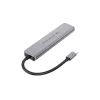 6-in-1 USB 3.2 Gen 1 Docking Station CONCEPTRONIC DONN33G HDMI, 2×USB-A 5Gbps, 2×USB-C 5Gbps, 100W USB PD, Silver