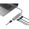 6-in-1 USB 3.2 Gen 1 Docking Station CONCEPTRONIC DONN33G HDMI, 2×USB-A 5Gbps, 2×USB-C 5Gbps, 100W USB PD, Silver