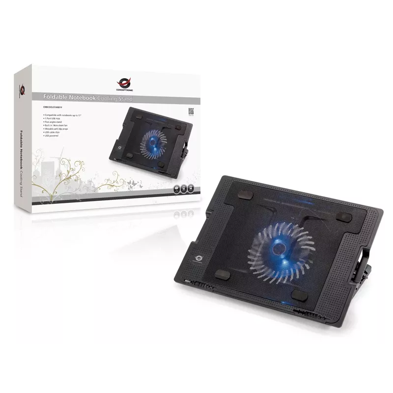 Conceptronic THANA Notebook Cooling Pad, Fits up to 17 inch, 1-Fan