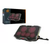 Conceptronic THYIA ERGO 6-Fan Gaming Laptop Cooling Stand, 43.2 cm (17 inch), 6 pc(s), Buttons, Grey, Blue, Green, Red, China