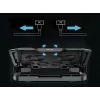 Conceptronic THYIA ERGO 6-Fan Gaming Laptop Cooling Stand, 43.2 cm (17 inch), 6 pc(s), Buttons, Grey, Blue, Green, Red, China