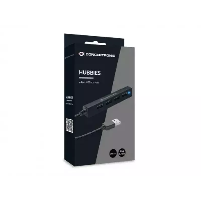 USB Hub Conceptronic HUBBIES 4-Port USB 2.0 Hub