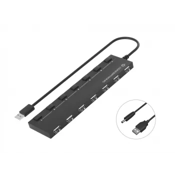 Conceptronic HUBBIES 7-Port USB 2.0 Hub
