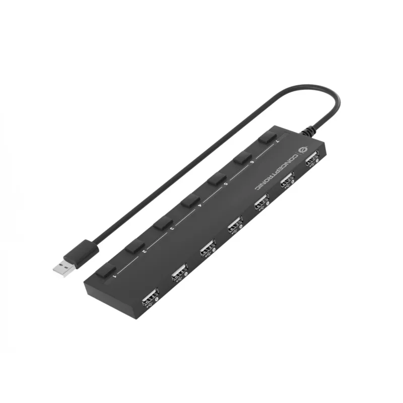 Conceptronic HUBBIES 7-Port USB 2.0 Hub