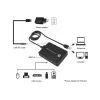 Conceptronic HUBBIES 4-Port USB 3.0/2.0 Hub, 90cm cable, USB 3.2 Gen 1 (3.1 Gen 1) Type-A, Black, USB 2.0, USB 3.2 Gen 1 (3.1 Gen 1) Type-A, China, 87 mm, 55 mm
