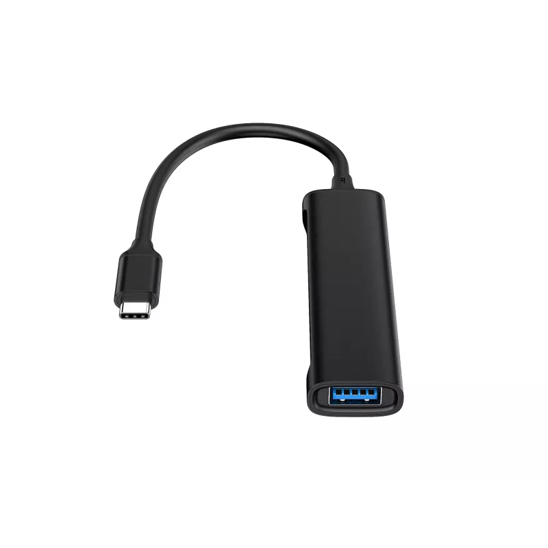Conceptronic HUBBIES 4-Port USB 3.0 Hub, 2 USB-C & 2 USB-A ports, aluminum case, USB-C connector