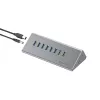 Conceptronic HUBBIES18G 10-in-1 60W USB 3.0 Hub Charger Combo, 2-in-1 USB-C USB-A Cable, USB 3.2 Gen 1