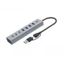 Conceptronic HUBBIES20G 7-Port USB 3.0 Hub, 5Gbps, USB-C x 3, USB-A x 4