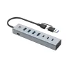 Conceptronic HUBBIES20G 7-Port USB 3.0 Hub, 5Gbps, USB-C x 3, USB-A x 4
