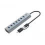 Conceptronic HUBBIES21G 7-Port USB 3.0 Hub, 5Gbps, USB-A x 7