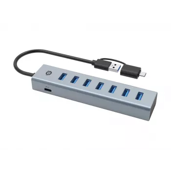 Conceptronic HUBBIES21G 7-Port USB 3.0 Hub, 5Gbps, USB-A x 7