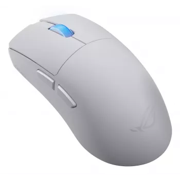 Gaming mouse ASUS ROG Harpe II Ace, right-hand, optical 42,000 DPI, RF Wireless + Bluetooth + USB Type-A, 5 buttons, white