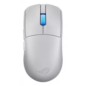 Gaming mouse ASUS ROG Harpe II Ace, right-hand, optical 42,000 DPI, RF Wireless + Bluetooth + USB Type-A, 5 buttons, white