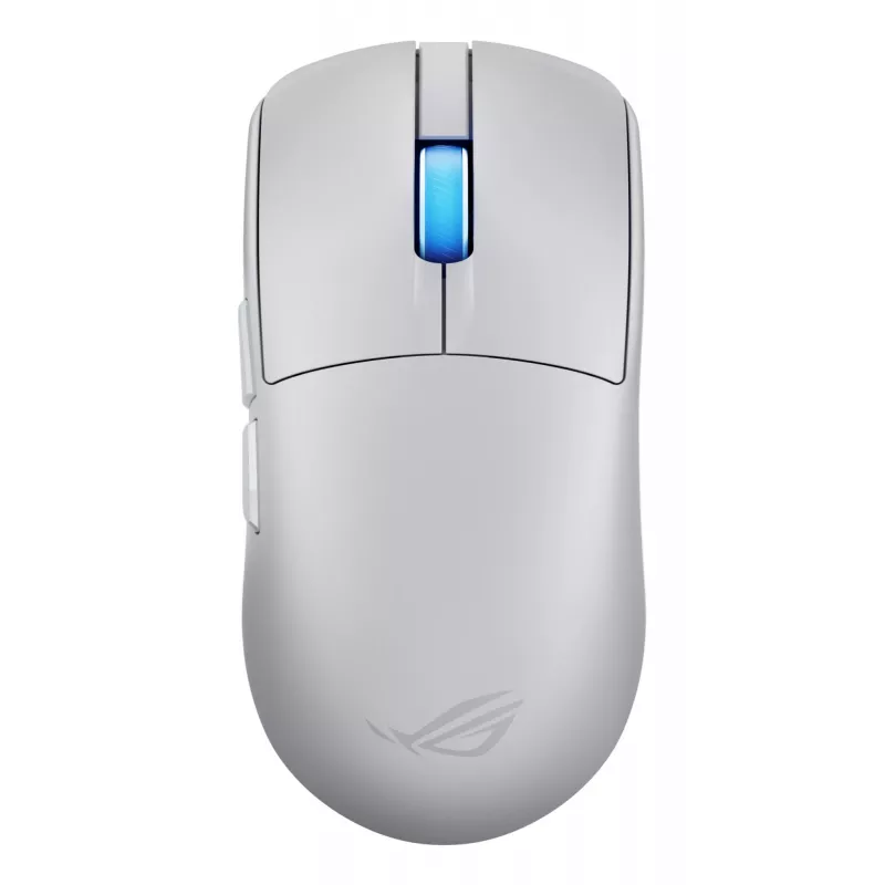 Gaming mouse ASUS ROG Harpe II Ace, right-hand, optical 42,000 DPI, RF Wireless + Bluetooth + USB Type-A, 5 buttons, white
