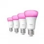 Smart bulb Philips A60 E27, Bluetooth/Zigbee, 6 W, 810 lm, white, pack of 4