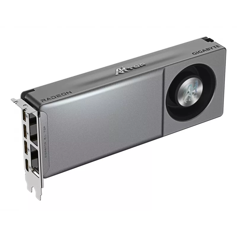 GIGABYTE Radeon AI PRO R9700 AI TOP 32G Graphics Card- 32GB GDDR6, 256 bit, PCI-E 5.0, 2920MHz Core Clock, 3 x DP, 1 x HDMI, GV-R9700AI TOP-32GD