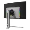 LC-Power LC-M32UCO 31.5 inch QD-OLED 4K Ultra HD curved monitor, 3840×2160, 0.03 ms, 450 cd/m², USB hub, speakers, VESA, height adjustable