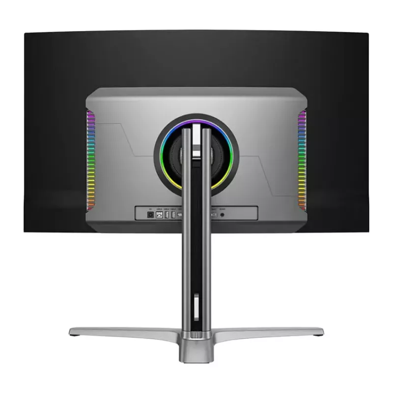LC-Power LC-M32UCO 31.5 inch QD-OLED 4K Ultra HD curved monitor, 3840×2160, 0.03 ms, 450 cd/m², USB hub, speakers, VESA, height adjustable