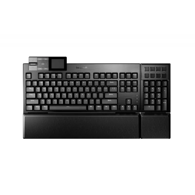 be quiet! Dark Mount Silent Linear DE ISO keyboard Gaming USB QWERTZ German Black