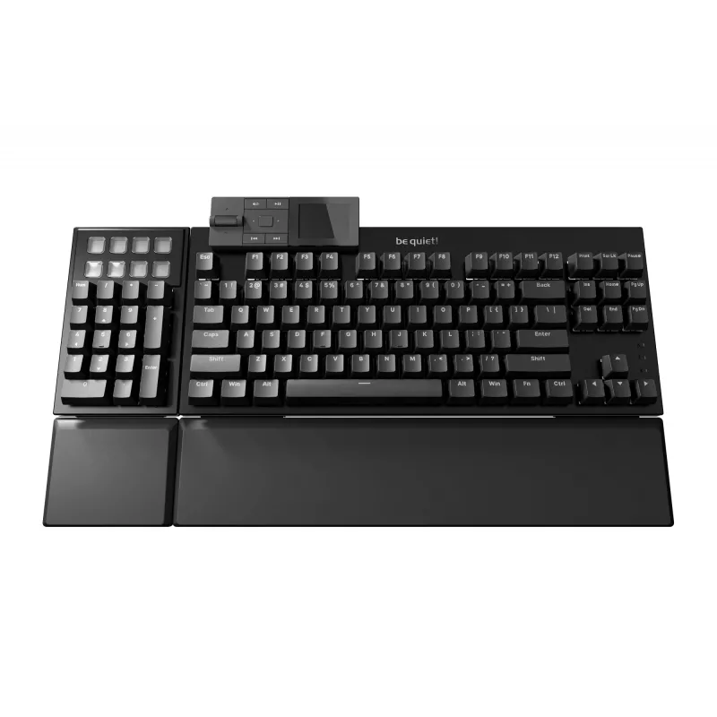 be quiet! Dark Mount Silent Tactile DE ISO keyboard Gaming USB QWERTZ German Black