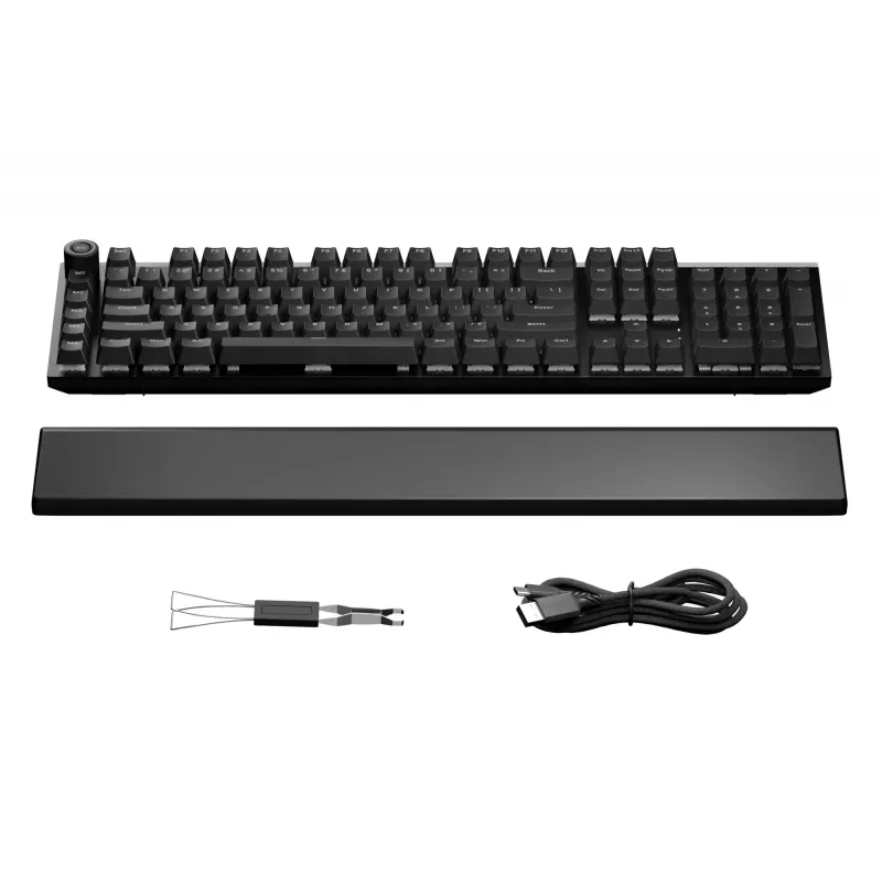 be quiet! Light Mount Silent Linear DE ISO keyboard Gaming USB QWERTZ German Black