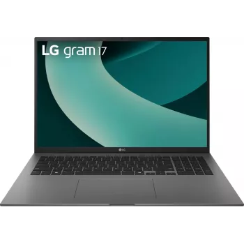 Laptop LG Gram 17ZB90TL Copilot+ — 17 inch 2.5K (2560x1600), Intel Core Ultra 7 256V, 16 GB LPDDR5x, 1 TB SSD, Wi‑Fi 7, Windows 11 Pro, Grey