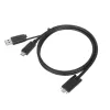 Targus ACC1133GLX USB cable USB 3.2 Gen 1 (3.1 Gen 1) 1 m USB C Black