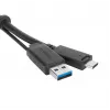 Targus ACC1133GLX USB cable USB 3.2 Gen 1 (3.1 Gen 1) 1 m USB C Black