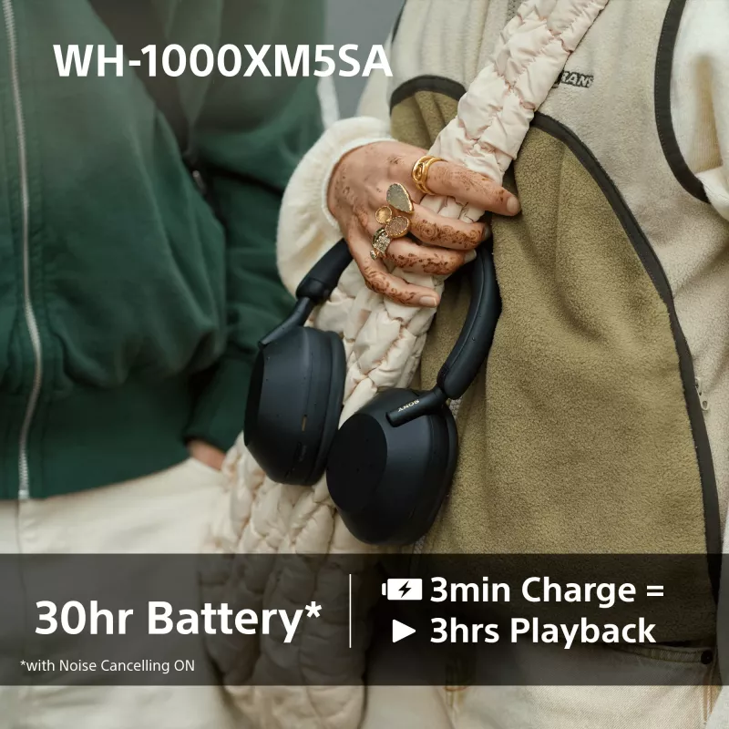 Sony WH-1000XM5SA Headset Wired & Wireless Head-band Music USB Type-C Bluetooth Black