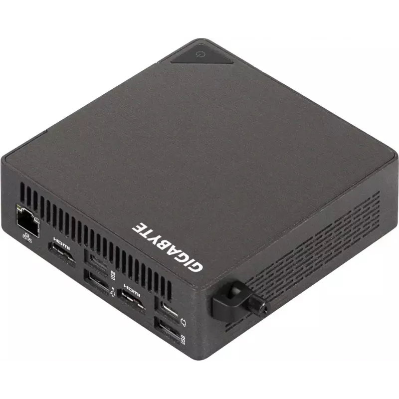 Mini PC barebone GIGABYTE BRIX Core Ultra 5 225H, 0.46L chassis, DDR5 SO-DIMM, 2 memory slots, up to 96 GB, WiFi/BT, 2.5G LAN