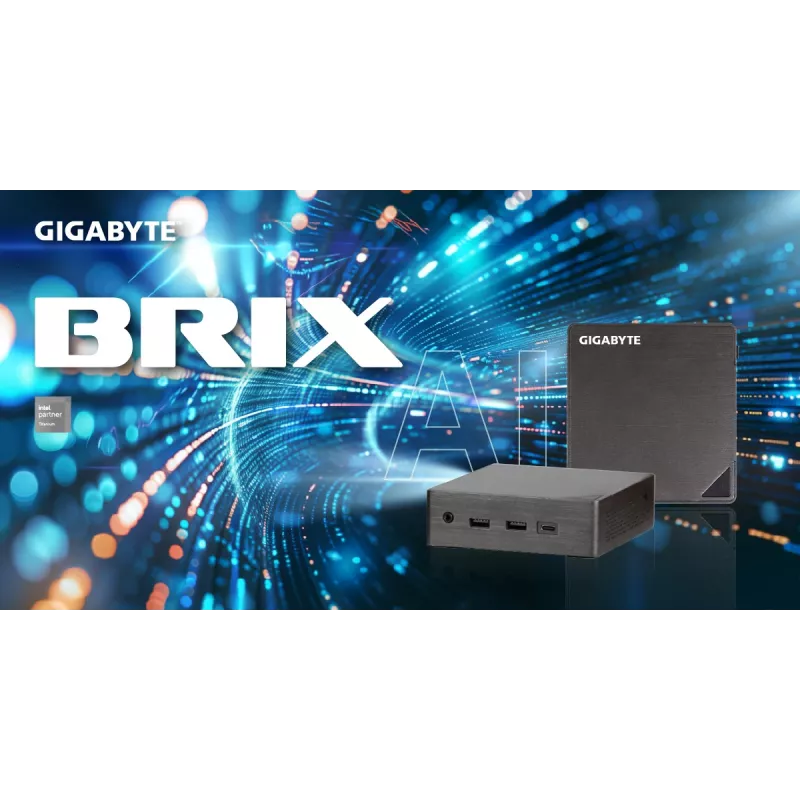 GIGABYTE BRIX Core Ultra 7 255H 2xDDR5 SO-DIMM 2HDMI 2USBC 0.46L sized PC