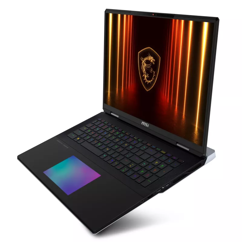 MSI Titan 18 HX AI A2XWJG-070 gaming laptop, Intel Core Ultra 9 285HX, 18 inch UHD+, 96GB DDR5, 6TB SSD, NVIDIA GeForce RTX 5090 24GB, Windows 11 Pro