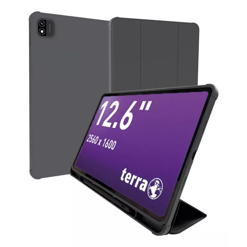 TERRA PAD 1201 4G Mediatek LTE 256 GB 32 cm (12.6 inch) 8 GB Wi-Fi 5 (802.11ac) Android 14 Anthracite