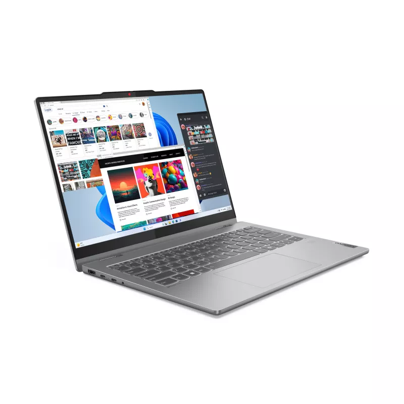 Lenovo IdeaPad 5 2-in-1 14IRH9 Intel® Core™ i7 i7-13620H Hybrid (2-in-1) 35.6 cm (14 inch) Touchscreen WUXGA 16 GB LPDDR5x-SDRAM 1 TB SSD Wi-Fi 6 (802.11ax) Windows 11 Home German Grey