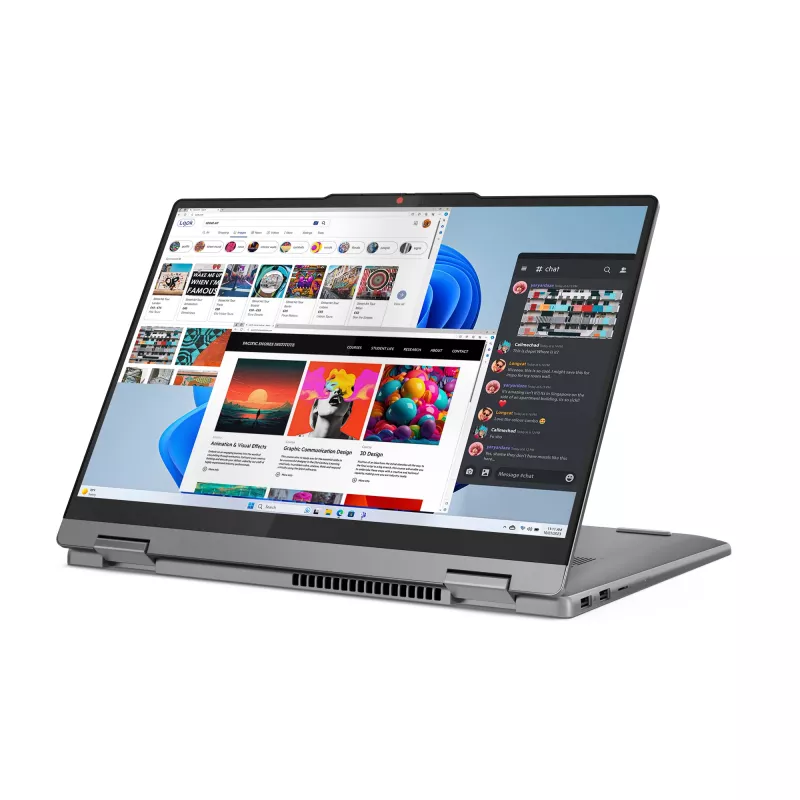 Lenovo IdeaPad 5 2-in-1 14IRH9 Intel® Core™ i7 i7-13620H Hybrid (2-in-1) 35.6 cm (14 inch) Touchscreen WUXGA 16 GB LPDDR5x-SDRAM 1 TB SSD Wi-Fi 6 (802.11ax) Windows 11 Home German Grey