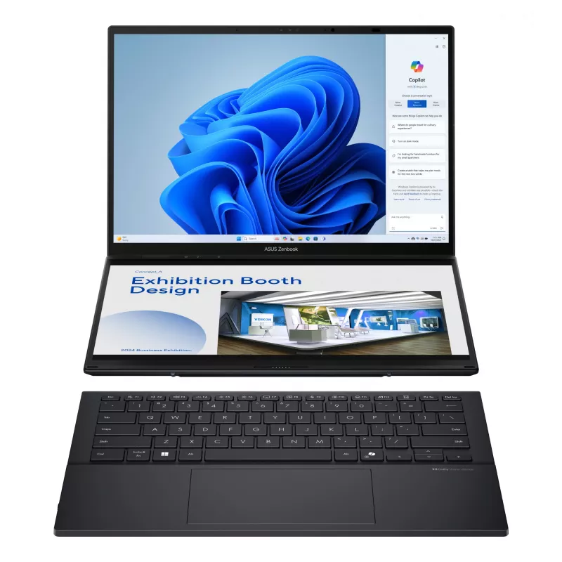 Hybrid (2-in-1) ASUS Zenbook Duo UX8406CA-PZ195X 14 inch Intel Core Ultra 9 285H 32 GB 2 TB Intel Arc 140T Windows 11 Pro