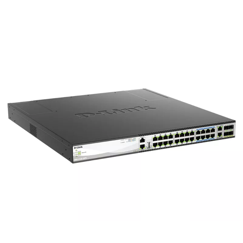 D-Link DMS-3130-30PS network switch Managed L3 2.5G Ethernet (100/1000/2500) Power over Ethernet (PoE) 1U Black