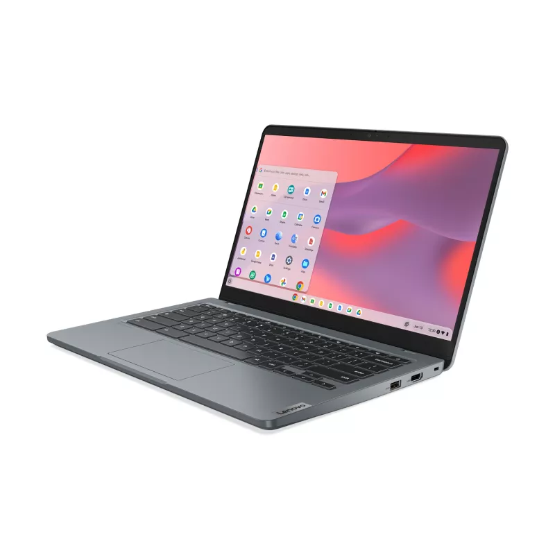 Lenovo 14e Chromebook Gen 3 Intel Core i3 N-series i3-N305 35.6 cm (14 inch) Full HD 8 GB LPDDR5-SDRAM 128 GB eMMC Wi-Fi 6E (802.11ax) ChromeOS German Grey