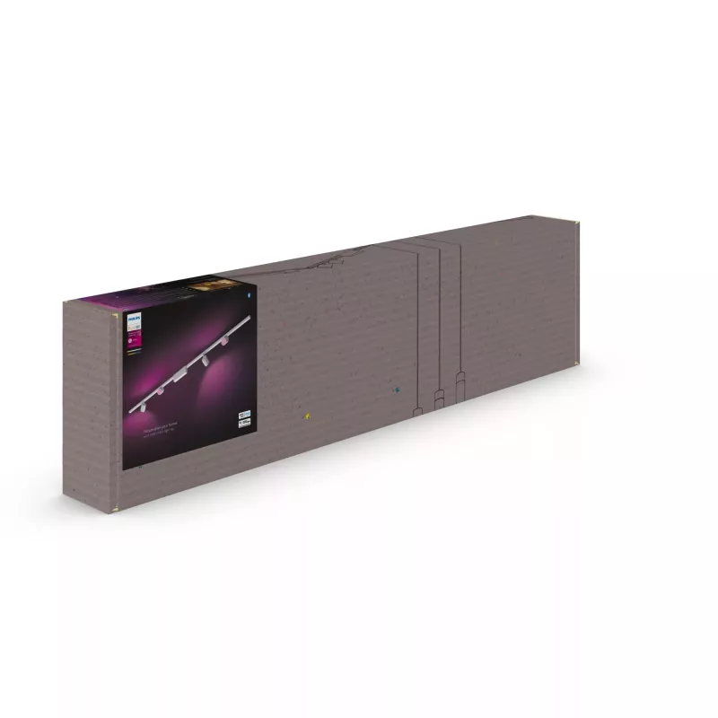 Philips Hue White and colour ambience Perifo straight ceiling base kit (4 spots)
